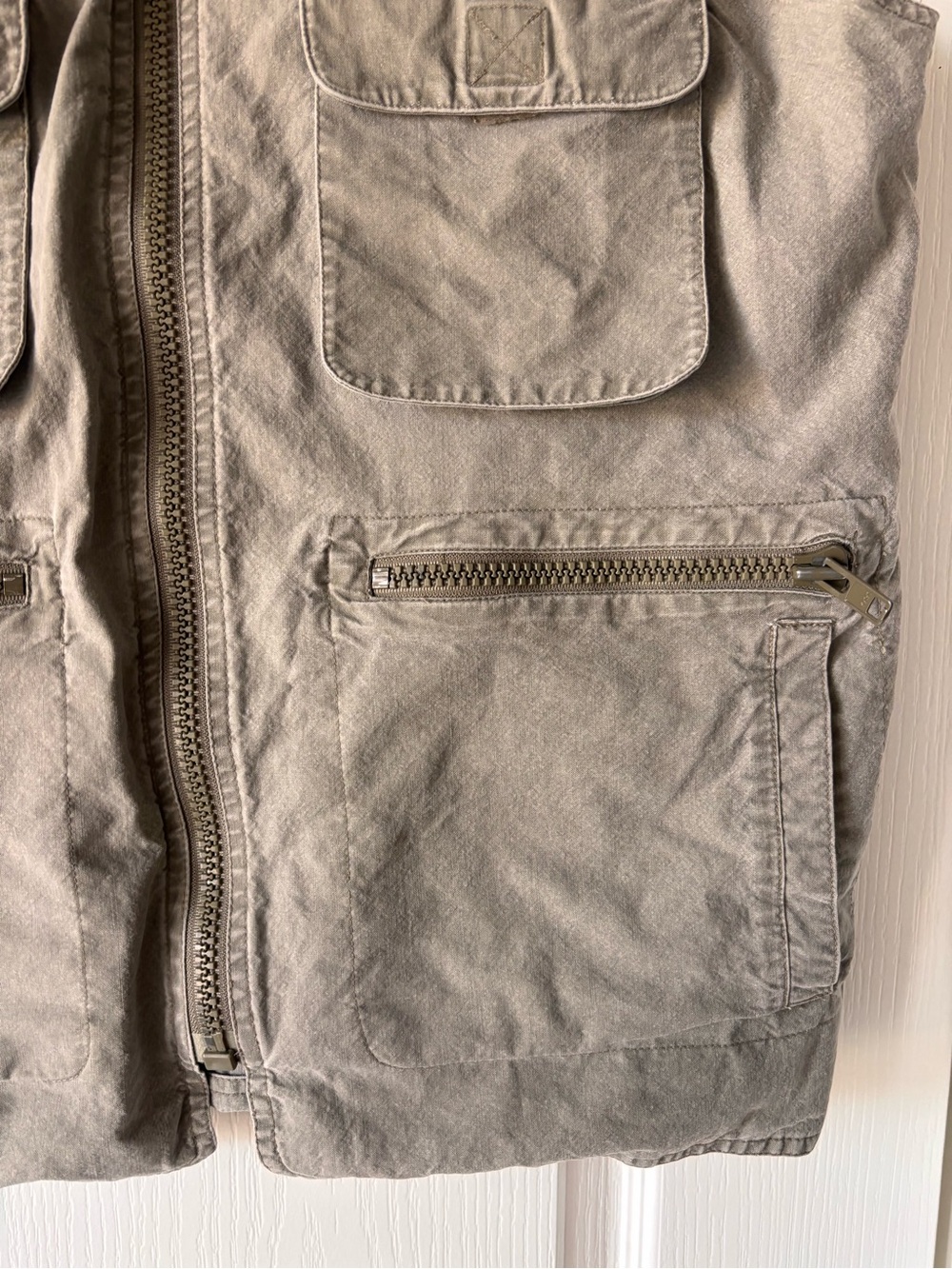 Vintage Banana Republic Safari Vest khaki mens size medium - Picture 3 of 7